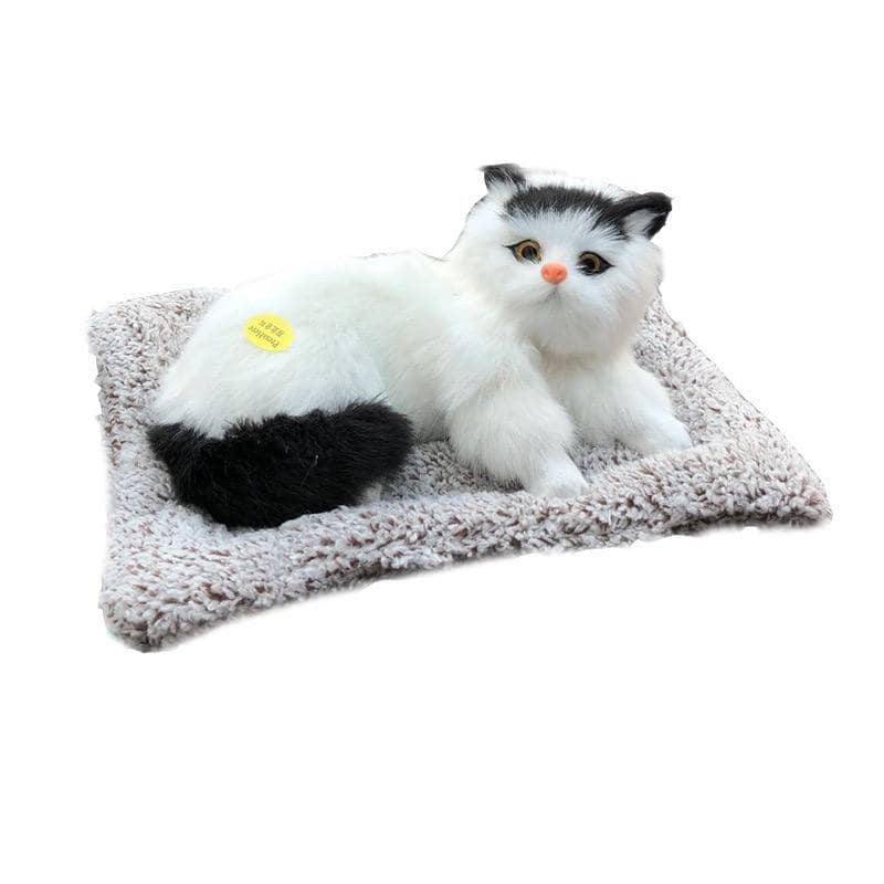Котик на коврике со звуком на коврике большой / Рыжий 3