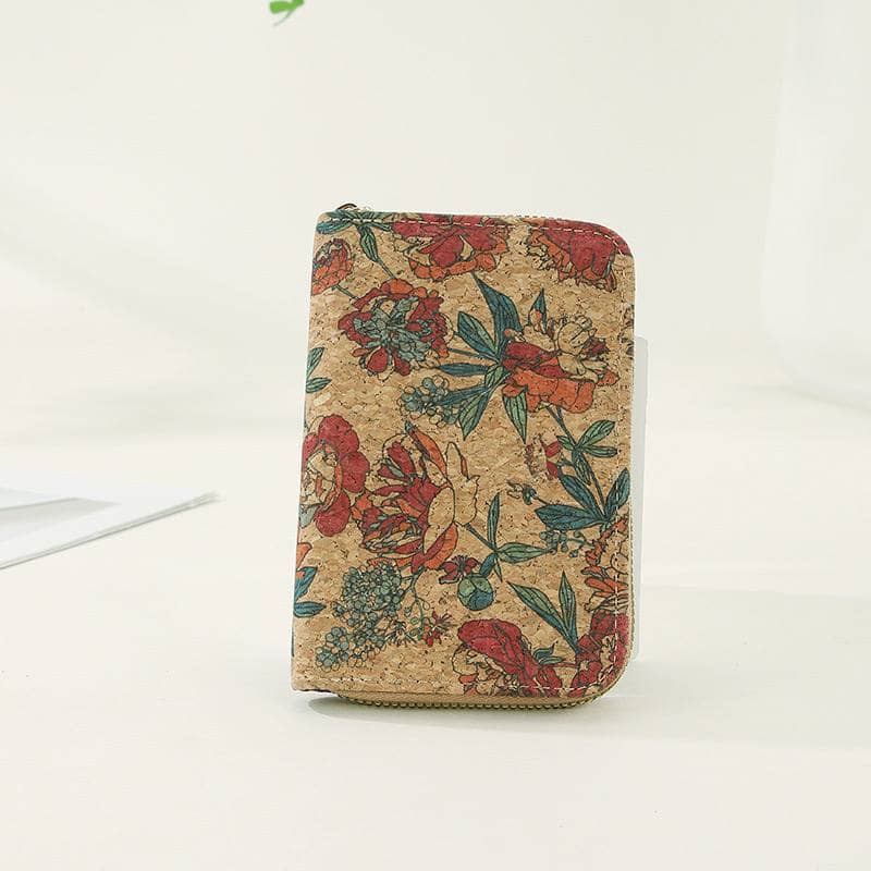 Кошелек бамбук / Орнамент красный 3