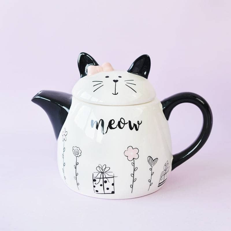 Чайник декор кошка 4
