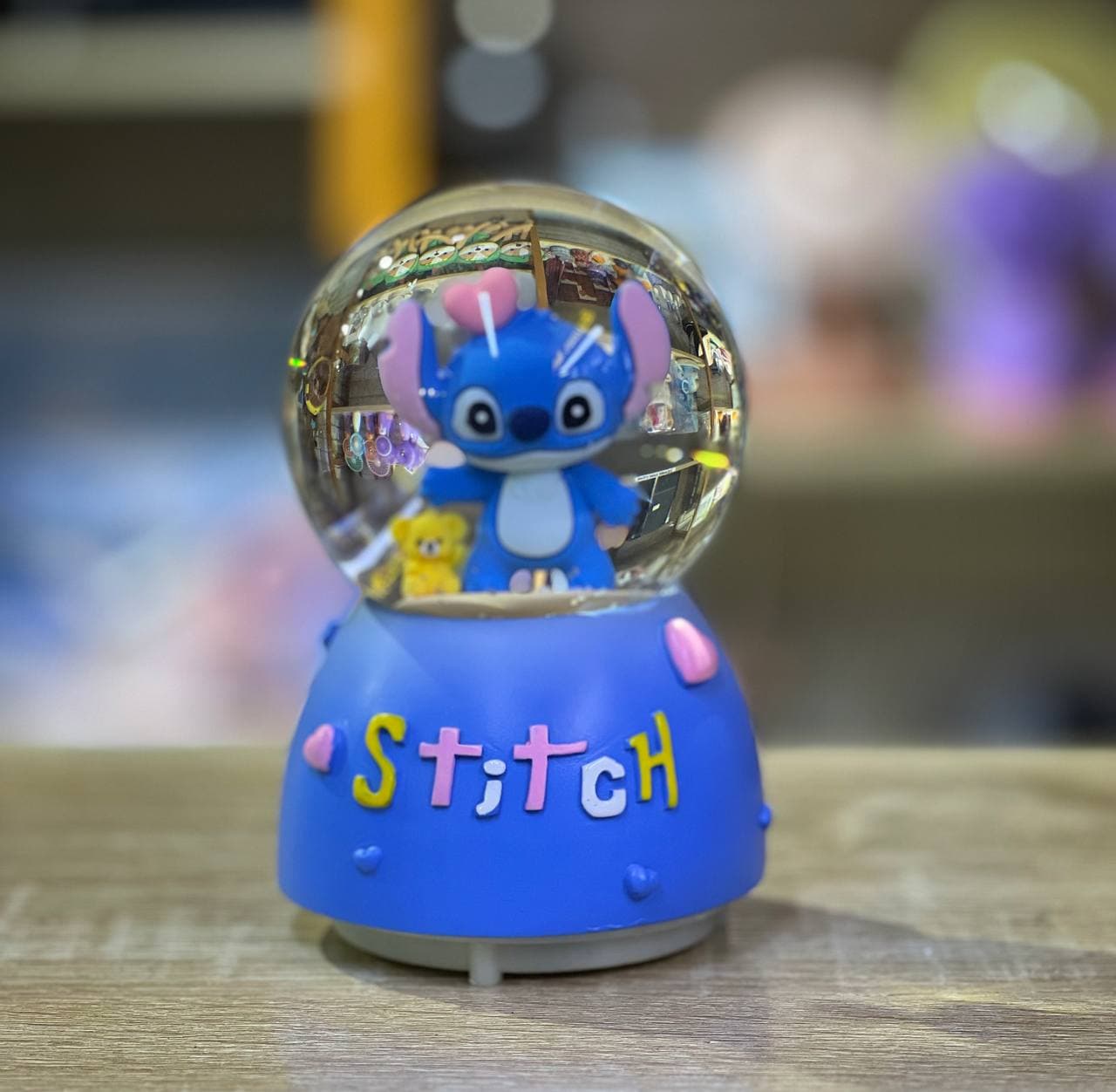 Снежный шар музыкальный, 80 мм / Stich