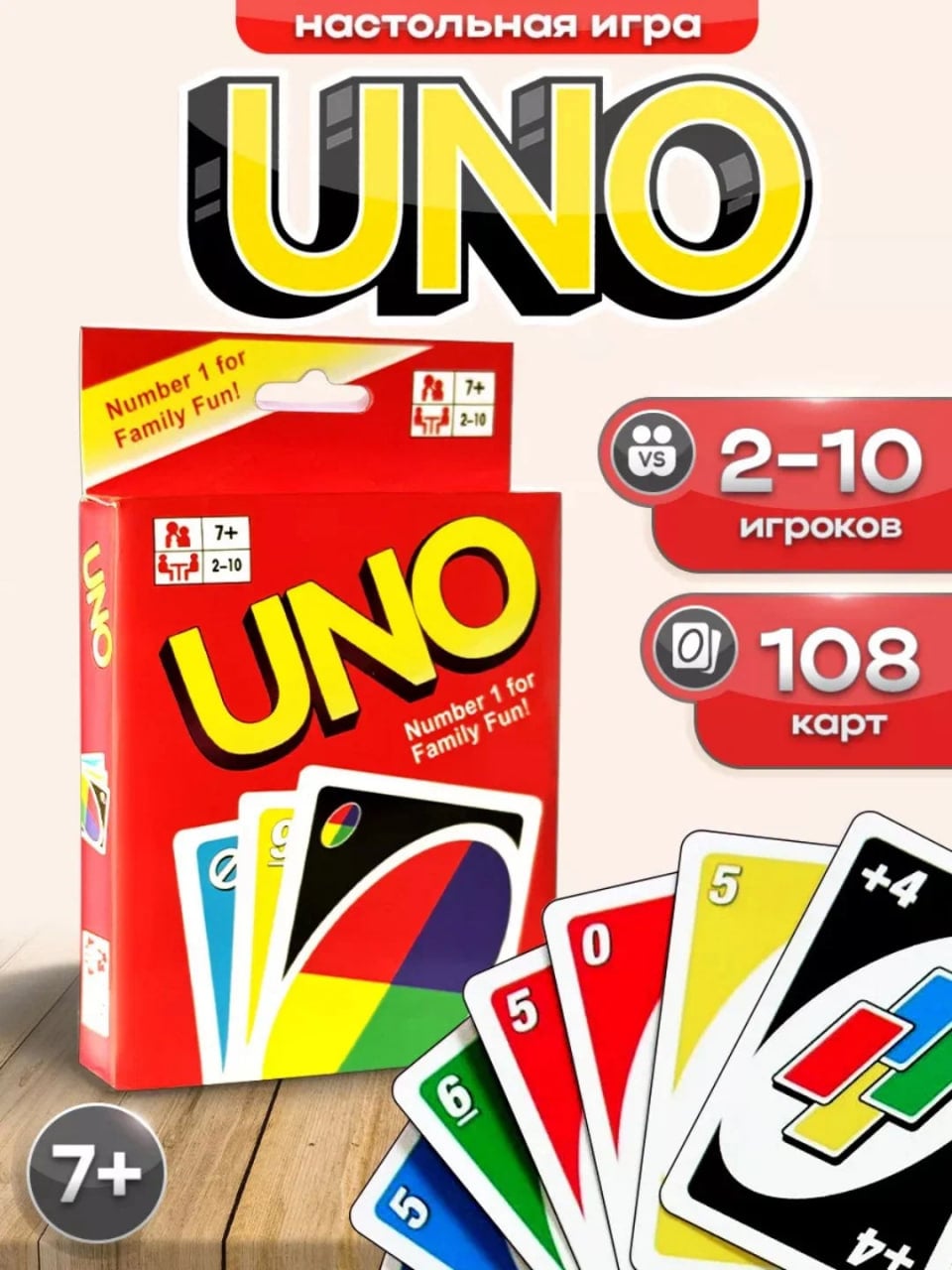 Карточная игра UNO (Уно).